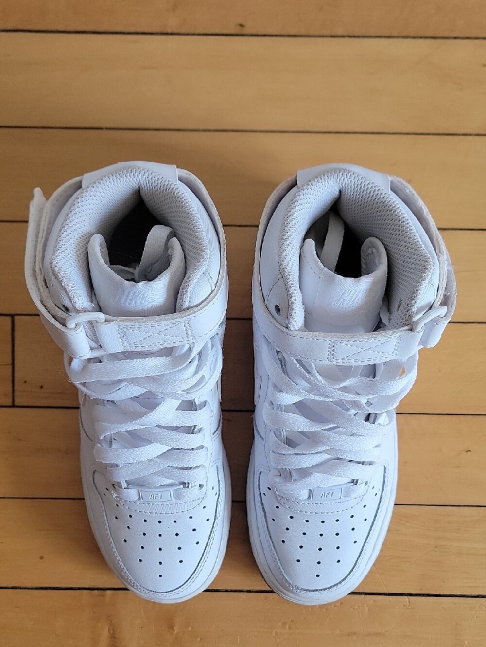 Nike Airforce 1 High Top "White Gum" Sneakers - Big Kids - Picture 3 of 7